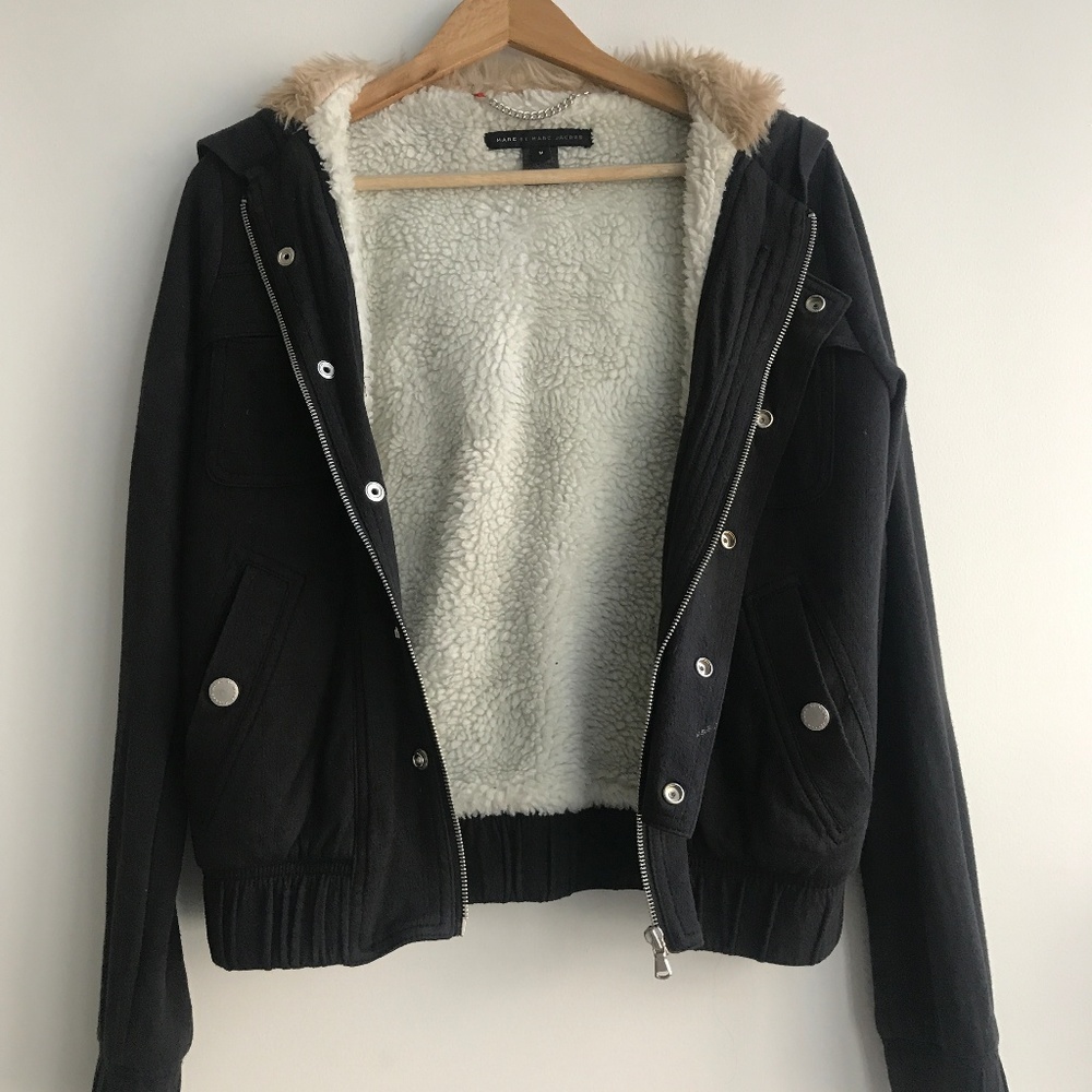 Marc by Marc Jacobs fleece line hoodie